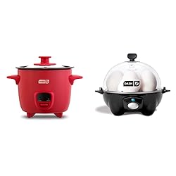 DASH Mini Rice Cooker and Rapid Egg Cooker Bundle