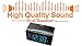 iTOMA Electronic Alarm Clock Radio-Bluetooth Stereo Speakers,FM Radio,Dual Alarm,Snooze,Brightness Dimmer,USB Charging Port,Backup Battery(CKS3501BT)