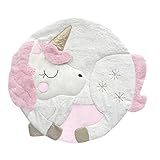 Lambs & Ivy Unicorn Interactive Baby Play Mat, Pink