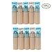 Dengguoli 10 Tubes x 6 Pcs Color Pencils with Kraft Paper Container Holder for Wedding Party Favours Bag Fillers (Random Colored Lid)