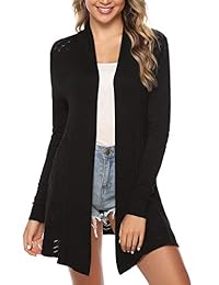 iClosam - Chaqueta de punto para mujer, manga larga, estilo casual