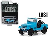 New DIECAST Toys CAR Greenlight 1:64 Hollywood Series 21-1977 Jeep CJ-7 Dharma Jeep - Lost Blue 44810-F