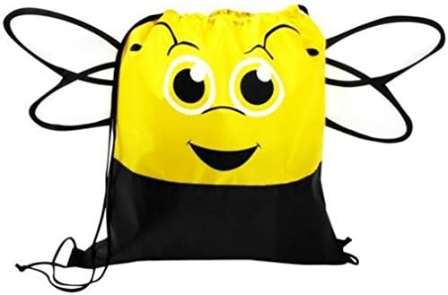 Children's Animal Sport Pack Sportspack Backpack Tote Bag w/ 3-Dimensional Features (Honey Bee)