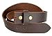 One Piece Full Grain Buffalo/Oil Tanned Leather Replacement Belt Strap or Belt with Buckle 1-1/2