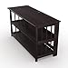 Stony-Edge TV Stand and Bookshelf with USB Port, 42 Inch Wide, Espresso