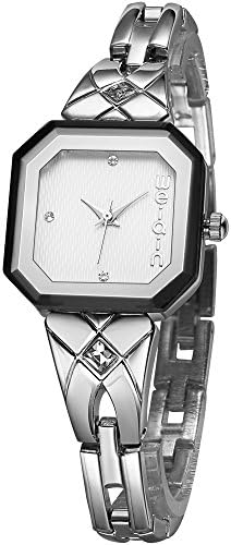 QueenL Women's MISS6512111114 Bracelet Watch (Concise Silver)