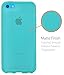 Fosmon DURA-FROST Ultra SLIM-Fit Case Flexible TPU Cover for New Apple iPhone 5C (2013) - Teal