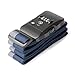 TSA Luggage Strap Approved 3-Dial Combination Lock Adjustable Suitcase Travel Belt Blue and Gray