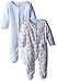 BON BEBE Baby Boys' Paw Print 2 Pack Assorted Coverall Set