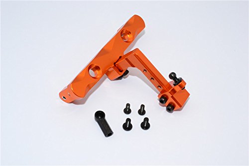 GPM Axial SCX10 Upgrade Parts Aluminum Adjustable Tow Hitch - 1 Set Orange