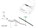 Genuine FRONT WIPER BLADE SET RANGE ROVER 2013-2016 RANGE ROVER SPORT 2014-2016 LR076850 LR033029