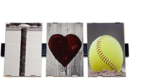 Amazon Com I Love Softball Photograph Word Letter Art Alphabet Home Decor Office Gift Present 4 X 6 Professional Pictures On 14 Inch Hanging Glass Wooden Frame Display Real Objects As Letters Bat