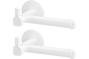NUOBESTY 2pcs Strong Adhesive Plastic Curtain Tieback Hooks for Drapery Holders, Telescopic White Wall