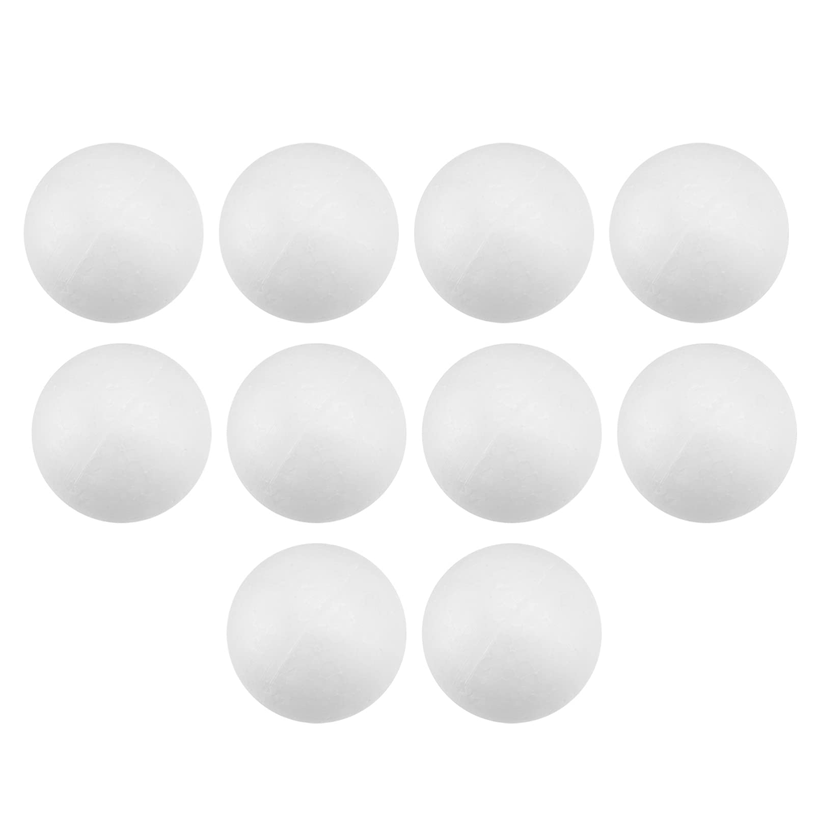 10pcs Christmas Ball Ornaments Ball Crafts Shapes Craft Balls (7cm)