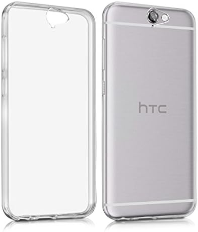 kwmobile Case Compatible with HTC One A9 - Clear Case Soft Slim Flexible Protective TPU Phone Cover - Transparent