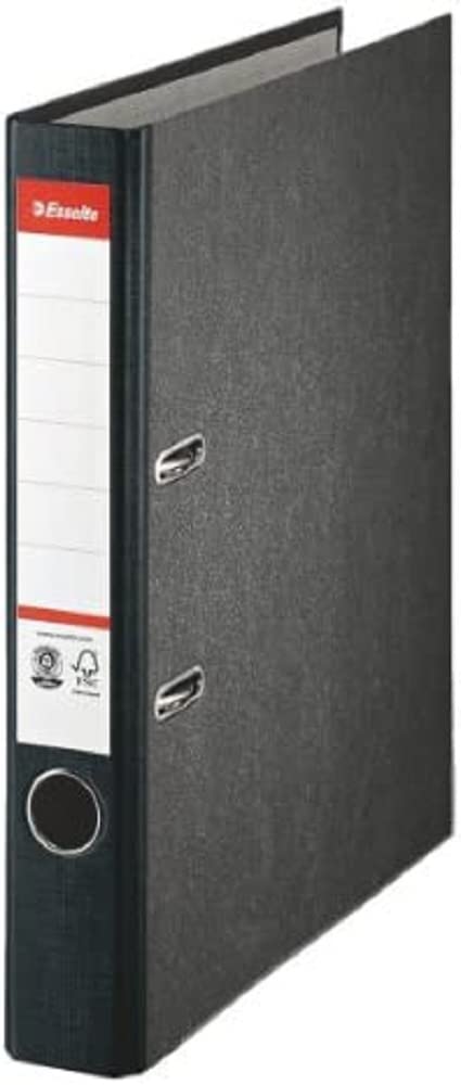 Esselte Standard Folder with Slotted A4 Slim Black