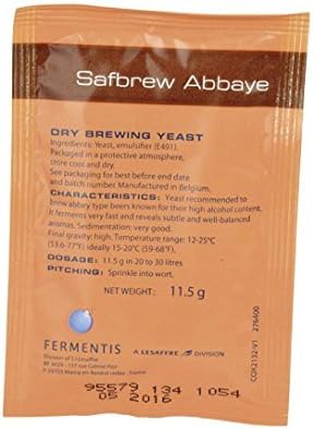 Safbrew Abbaye Yeast 11.5g by Safbrew