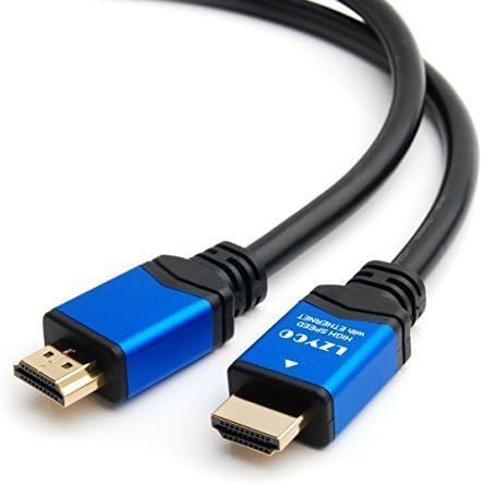LZYCO 25FT-Pro Series HDMI Cable High-Speed Supports 4K, Ethernet, 3D and Audio Return,CL3 Certified for In-wall Installation, blue color [Newest Standard]