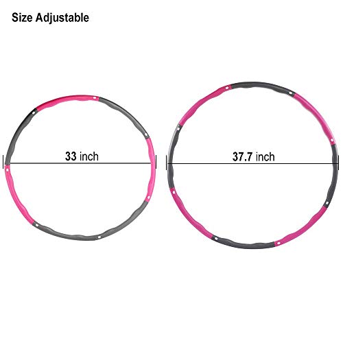 Portzon Burning Weighted Hula Hoop-3 Lb
