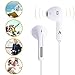 2PACK Premium Earbuds Earphones For iPod iPhone, In-Ear Headphones For Apple iPhone 6s/6/6plus,iPhone SE/5s/5c/5, iPad /iPod,Stereo Mic&Remote Control(2 pack (white))