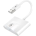 Teeran CarPlay Wireless Adapter for Factory Wired CarPlay 2024 Upgrade Plug & Play Dongle Converts Wired to Wireless for Cars from 2015 & iPhone iOS 10+ (White)