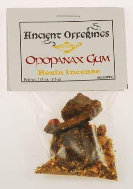 Home Fragrance Incense Granular Resin Opopanax Gum Sweet Myrrh Create Calming 1/3oz by Ancient Offerings