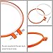 Caydo 5 Pieces Embroidery Hoops Multicolor Plastic Cross Stitch Hoop, 4.7 Inch to 10.8 Inch for Embroidery and Cross Stitch