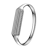 GBSELL Fashion Accessory Bangle For Fitbit Flex 2 (Silver)
