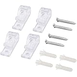 Drapery Hardware Roman Shade Saftey Cord Guides Tensioner -Clear(Four)