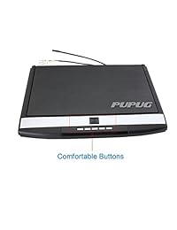 Pantalla ancha de 17 pulgadas Monitor de montaje en techo Pantalla de alta resolución Monitor de techo Tapa desplegable del carro Soporte de techo Transmisión HDMI FM Entrada SD USB