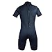 LayaTone Mens Shorty Wetsuit 3mm Neoprene Diving Suit with Back Zipper, Adults Shorty Wetsuits for Swimming Diving Snorkeling Kayaking