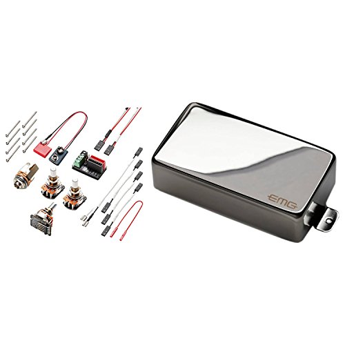 EMG 81 MetalWorks Active Ceramic Humbucker Guitar Pickup Chrome