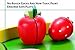 Wooden Fruit Cutting Play Food For Toddlers Set Toy w/ Wood knife & Cutting Board - Durable Easy-Slice Food | Classic Developmental Toy & Kids Play Pretend Kitchen Accessory for Girls & Boys