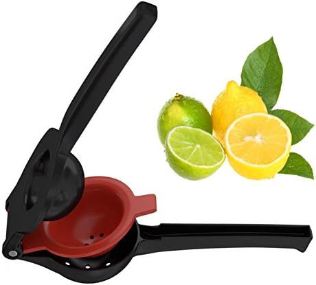 MELODY OLINA Enameled Aluminum Lemon Squeezer, Black