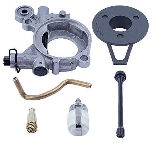 Haishine Ãlpumpenschneckengetriebe Ãlschlauchleitungs-Filtersatz für Husqvarna 365 371 372 XP 372XP 362 Kettensäge Ersatzteile – Bild 3