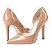 JENN ARDOR Stiletto High Heel Shoes for Women: Pointed, Closed Toe Classic Slip On Dress Pumps-Nude 8.5 B(M) US