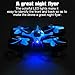 Lumiparty Mini Drone, Quadcopter Drone with Headless Mode, One-Key Return, 3D Flips & Roll, 2.4G 4 Channel 6 Axis Gyro, Remote Control RC Drone for Kids (Blue)