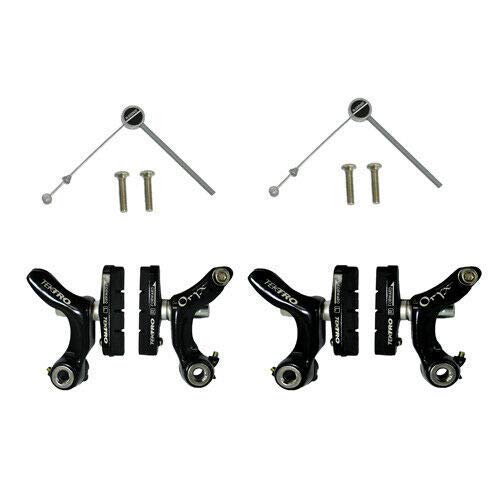 Tektro Oryx 992AG CycloCross Cantilever Bike Brake Set, Front and Rear, Black, MH1811