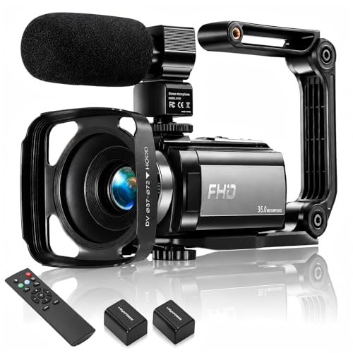 Xoieod Camcorder Full HD 1080P 36MP