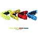 OULII 3-Legged Race Bands-4 Colors Elastic Tie Rope for 3-Legged Race Game