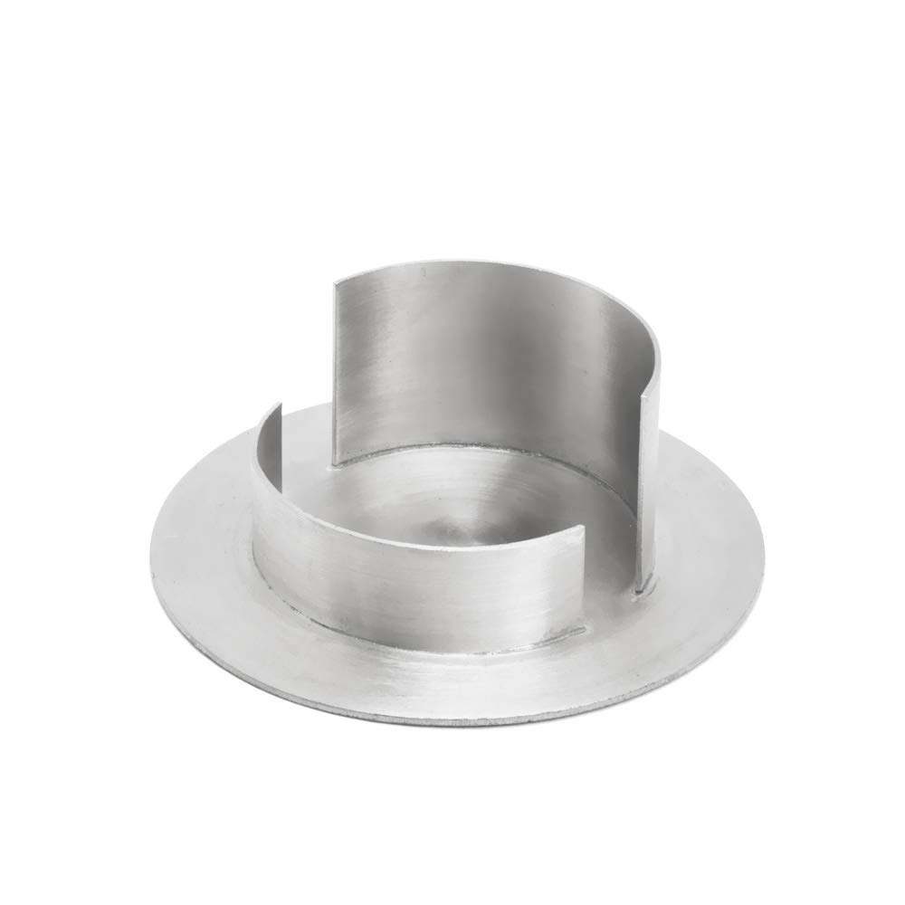 NKlaus 1x Candle holder 4cm high christening candle communion up to 6cm brass candlestick nickel plated candlestick wedding 2804