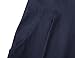 MUXXN Women's Fashion Retro 1950s 3/4 Sleeve Midi Mock Neck Slim Party Date Dresses Blue L