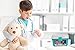 Pretend Medical Kit - Doctor Kit for Kids with Lab Coat - Dentist Kit and Veterinarian Kit for Kids with Teeth Set and Dog patients - Doctor, Nurse, Dentist or Veterinarian