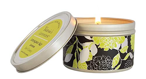 Victoria’s Lavender Luxury Scented Candles | Essential Oil Soy Wax Aromatherapy Candle (Lemongrass & Lavender)