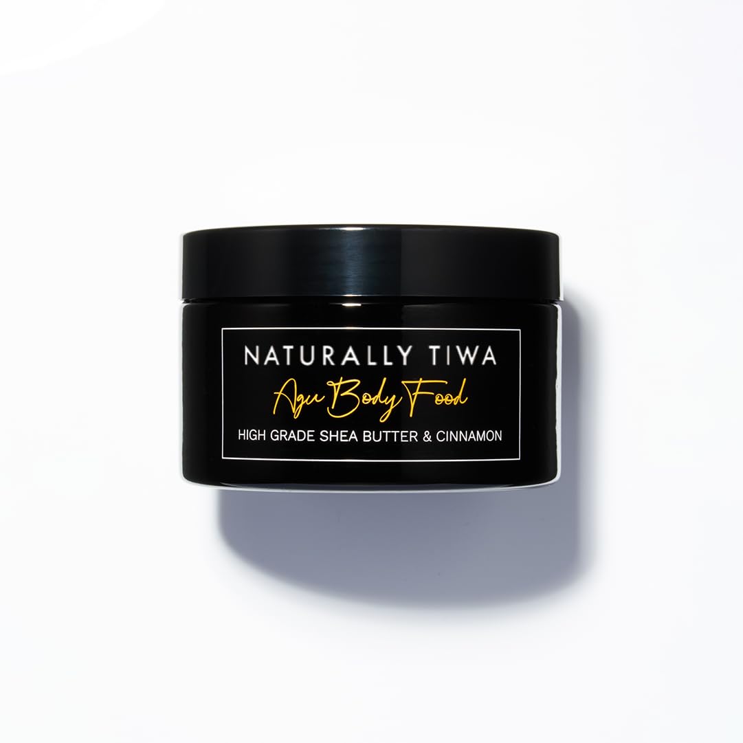Naturally Tribal Skincare AGU Body Food 250ml Natural Moisturiser, Intensely Hydrating + Eczema + Psoriasis Relief + Shea Butter, Cinnamon and Nutmeg. Chemotherapy Skincare + Vegan + Cruelty Free