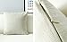 Leaveland Cotton Linen Decorative Throw Pillow Case Cushion Cover (White Arrows) 18 