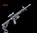 Focux PUBG Playerunknown's Battlegrounds KeyChain Accessories Keychain Charm Souvenir Gifts PUBG (M416)