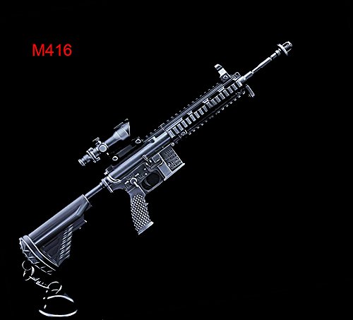Focux PUBG Playerunknown's Battlegrounds KeyChain Accessories Keychain Charm Souvenir Gifts PUBG (M416)