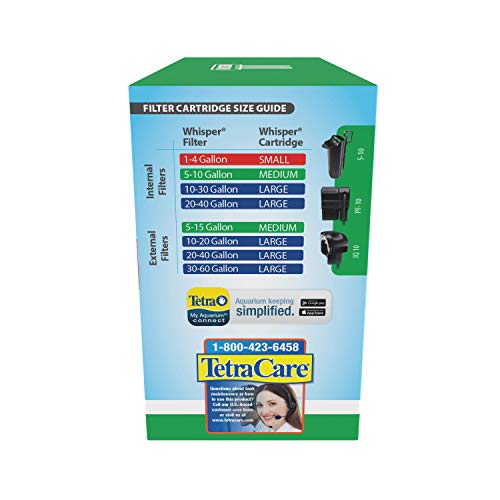 Tetra Whisper BioBag Filter Cartridges For Aquariums Unassembled