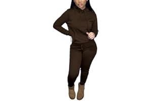 Nimsruc Two Piece Outfits for Women Casual Sweatsuits Set Long Sleeve Hoodie Tracksuit